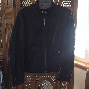 Guess leather jacket small